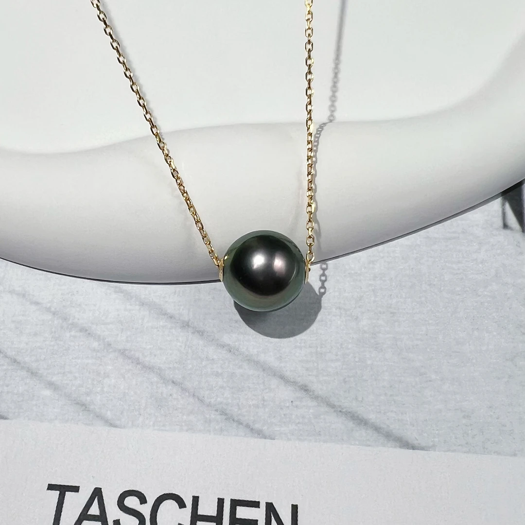 路路通||海水大溪地*吊坠(赠银链)*18k金镶嵌【JB029】