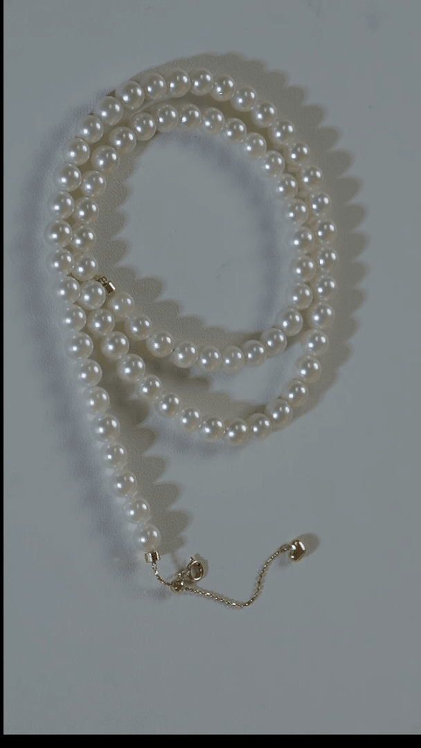 【闪购商品】海水珍珠颈饰18K金镶嵌全珠链