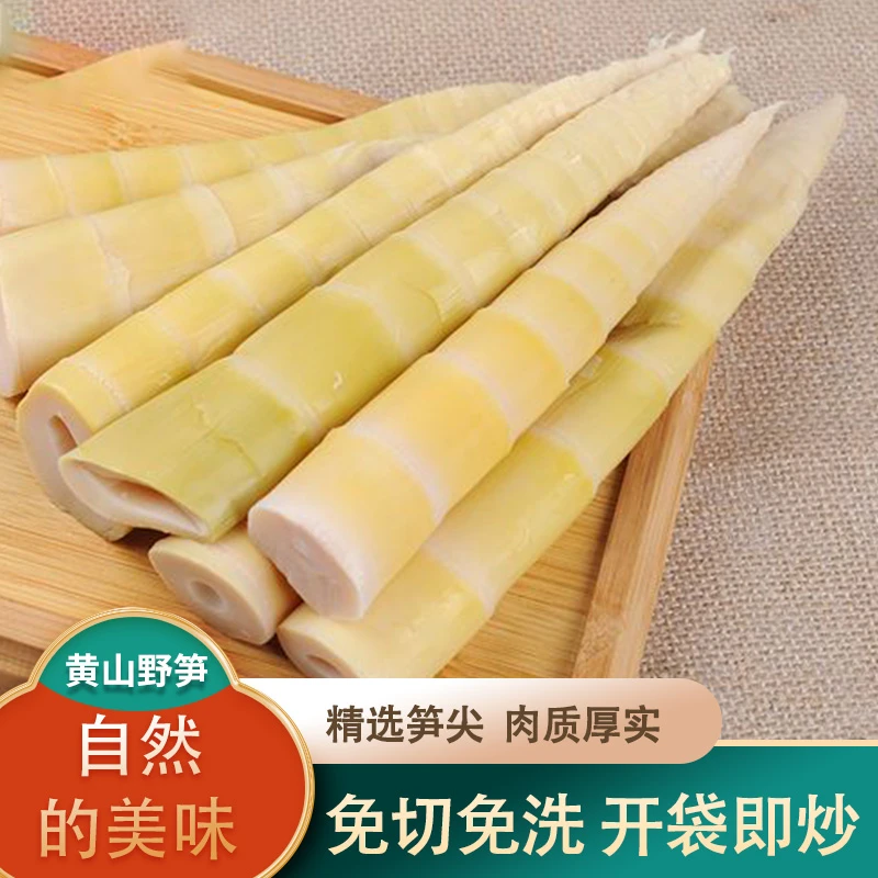 黄山特产【黄山野笋】新鲜炒菜清脆鲜嫩美味爽口清水爽脆开袋