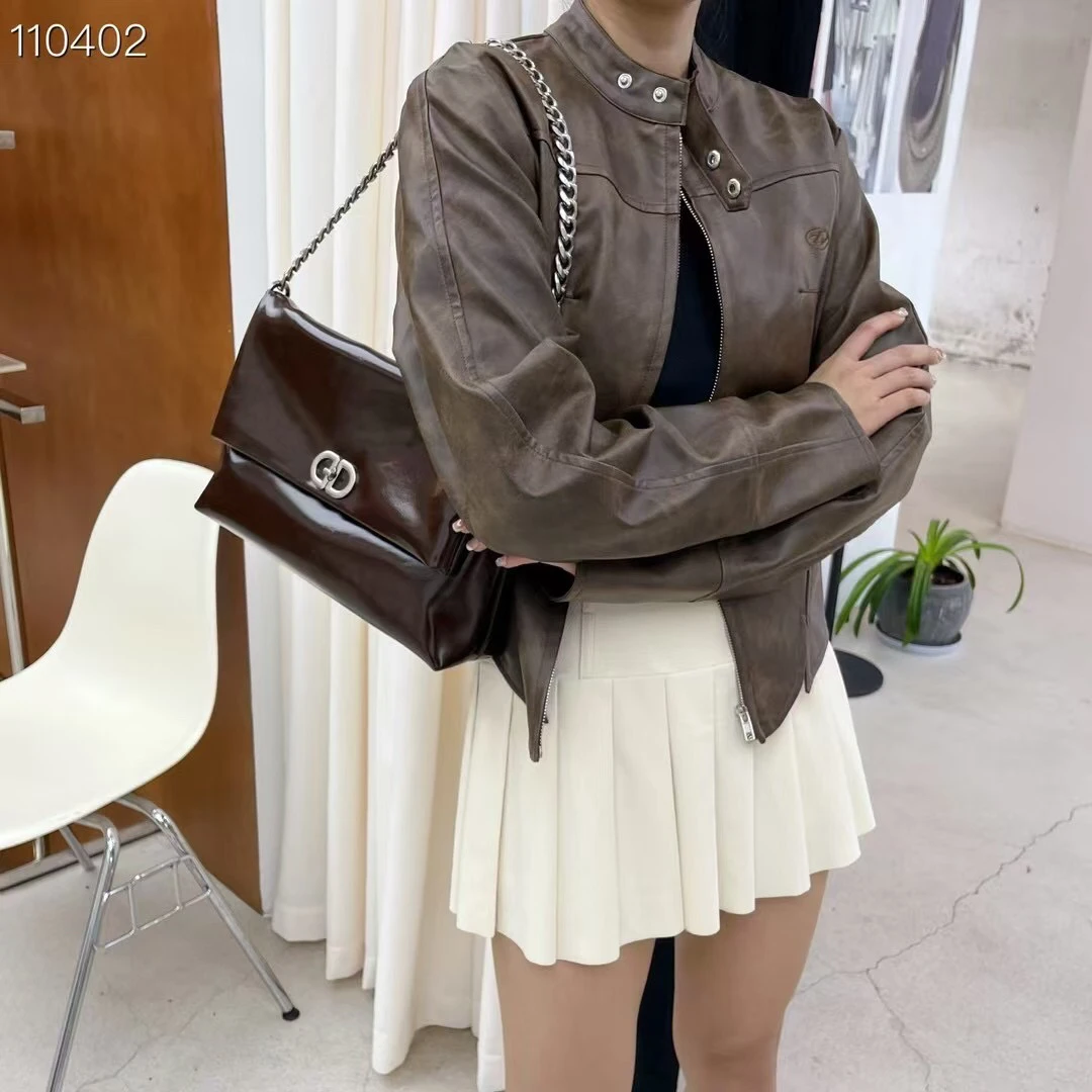 【MOXIBG】小众时尚精致腋下单肩包女2024秋冬款软皮邮差休闲斜挎包