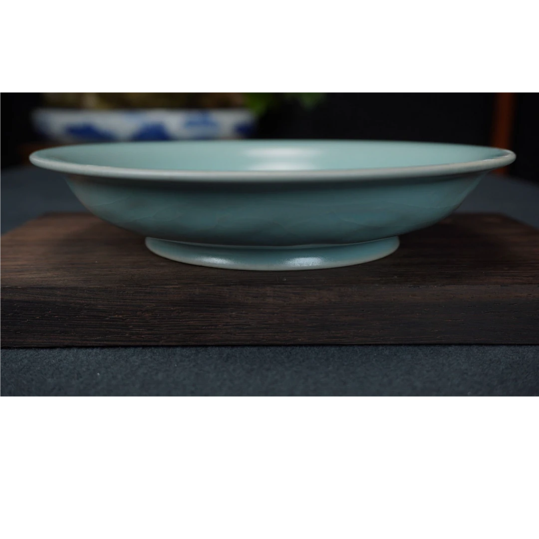 龙盘 清凉寺原矿石釉  天青色釉汝瓷