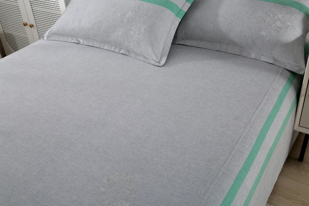 鲁锦刺绣床单2.5*2.5棉绿色环保防静电柔软亲肤透气