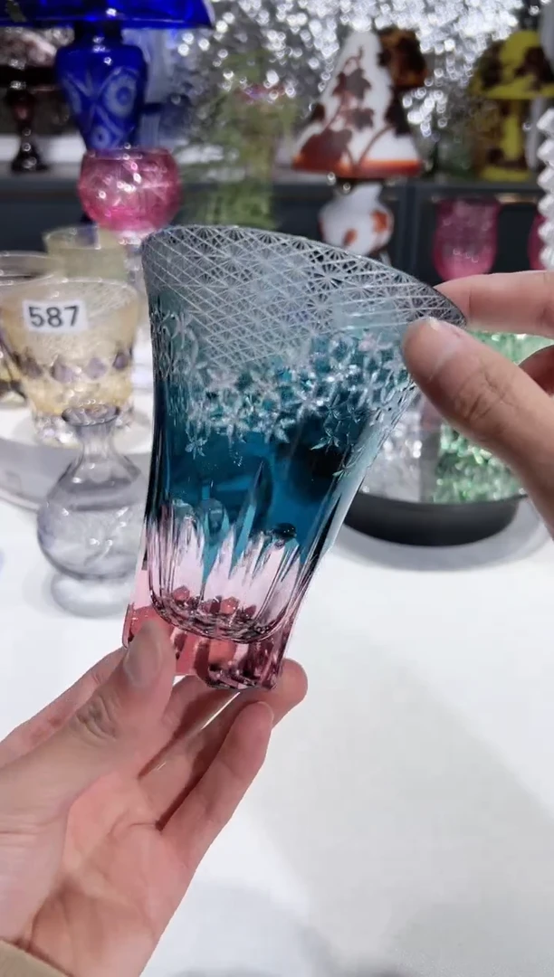 【闪购商品】水晶玻璃喇叭花590