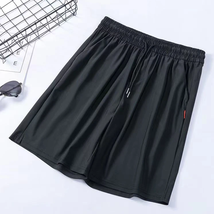 【短裤】夏季冰丝男薄款运动五分裤子外穿大码短裤男裤