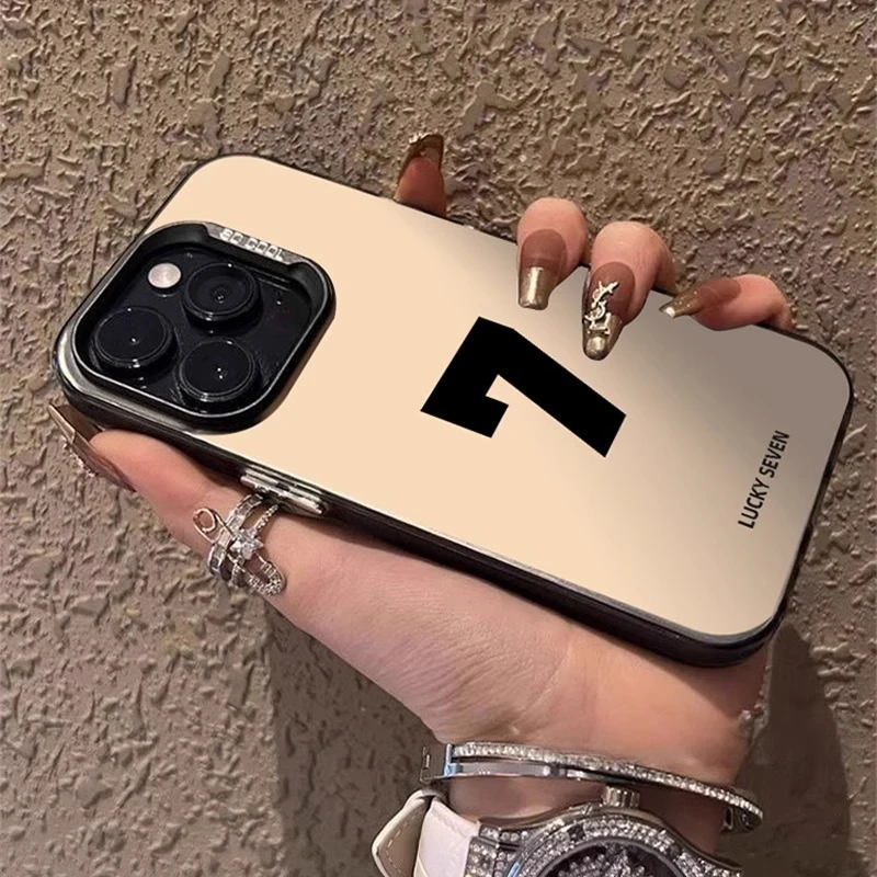 苹果15promax手机壳潮牌iphone14幸运数字个性磨砂创意x时尚15软