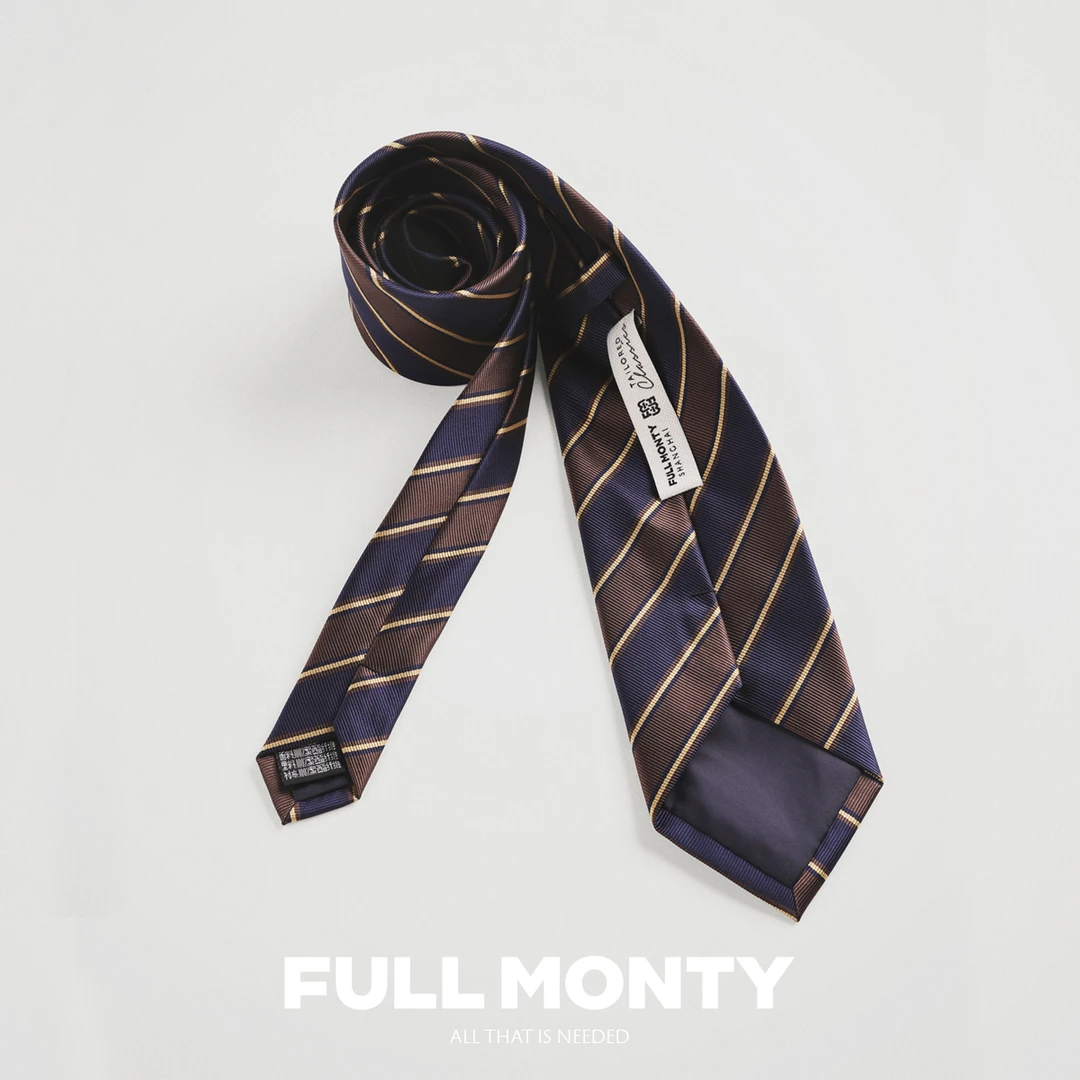 学院风领带男士条纹结婚新郎西服西装衬衫高级感领子配饰