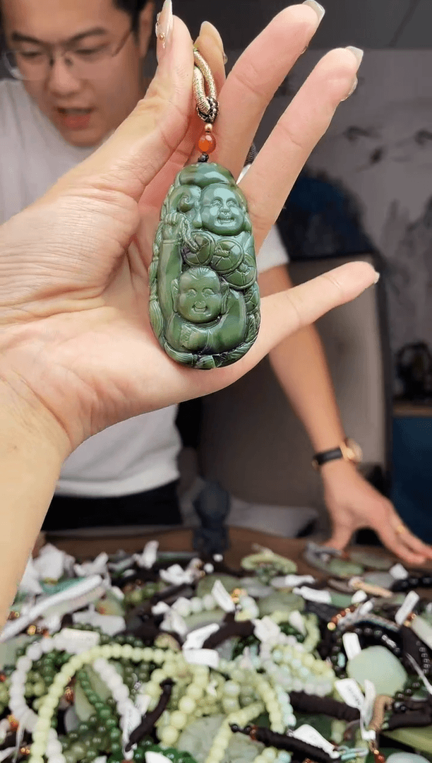 【闪购商品】和田玉挂件未镶嵌拍一发一