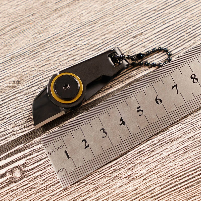 阳江EDC迷你小刀 户外野营折叠刀 随身携带钥匙刀 水果刀 工具