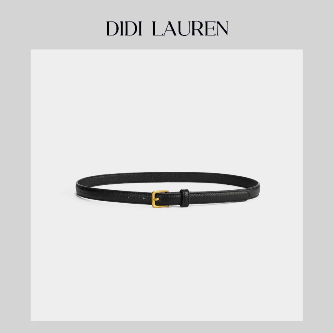 DIDI LAUREN“德鲁纳”加分搭配经典款丽珠纹女款细腰带