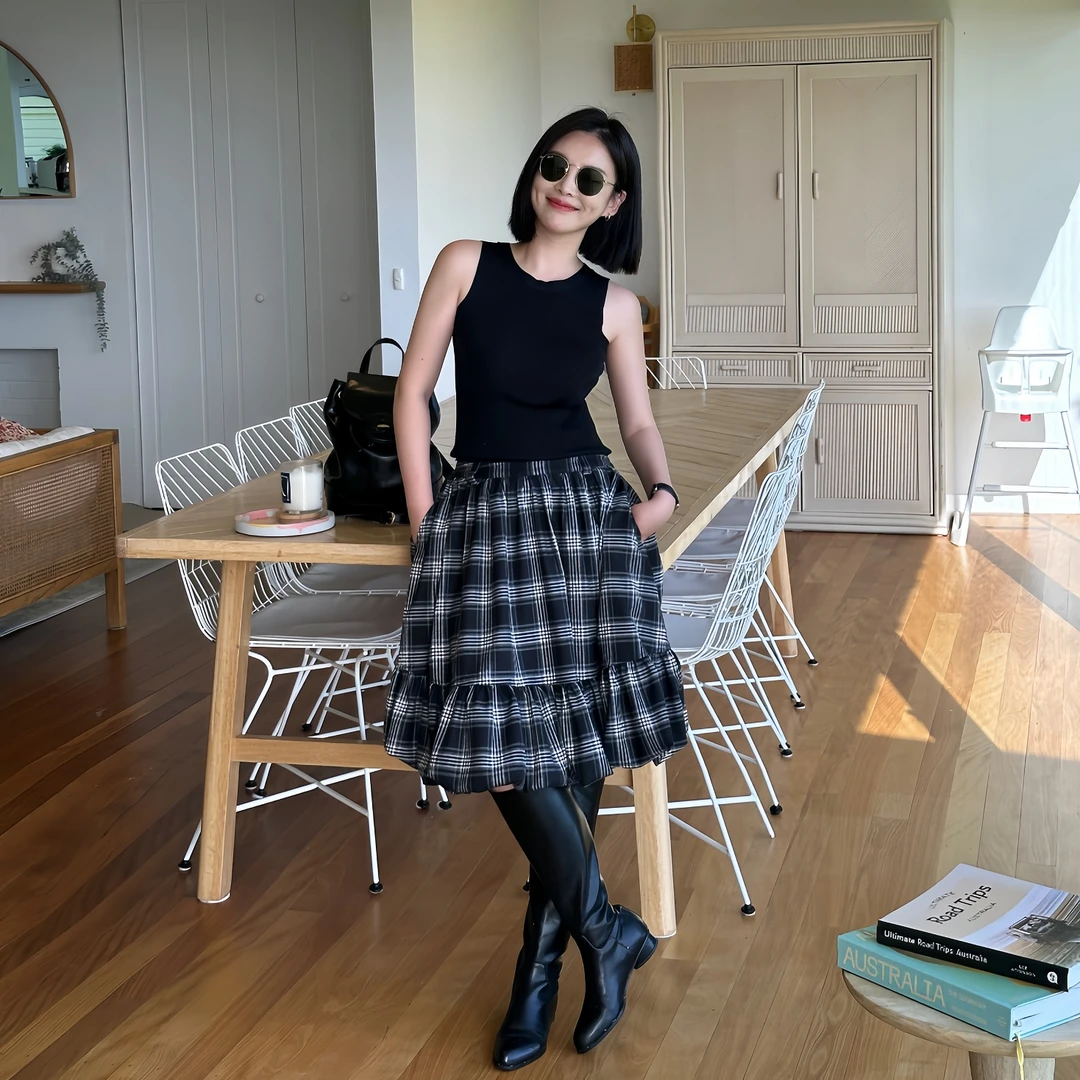 DIDI LAUREN“马代的夏”设计感针织无袖露背背心