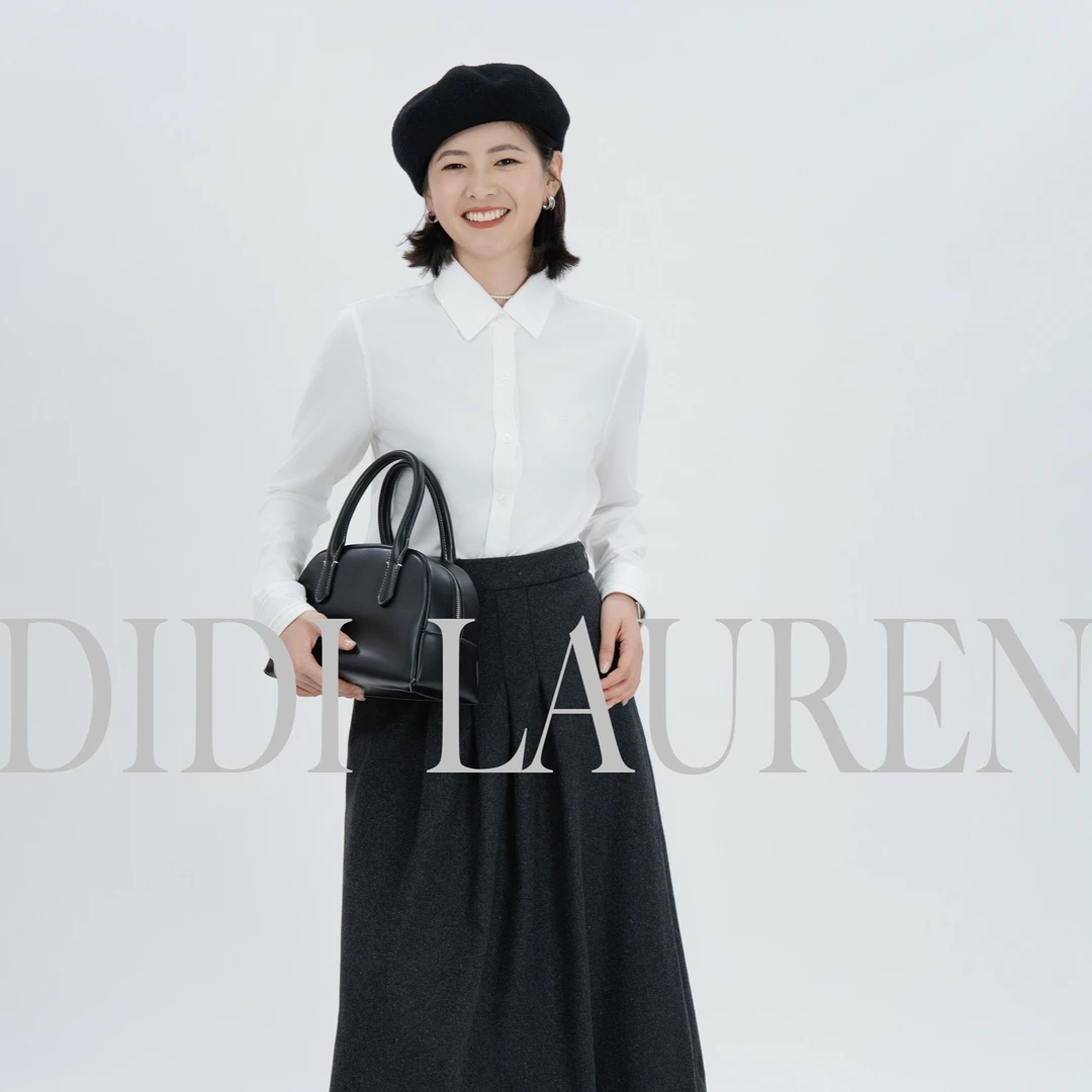 DIDI LAUREN“独白”气质百搭设计师款经典白色衬衫