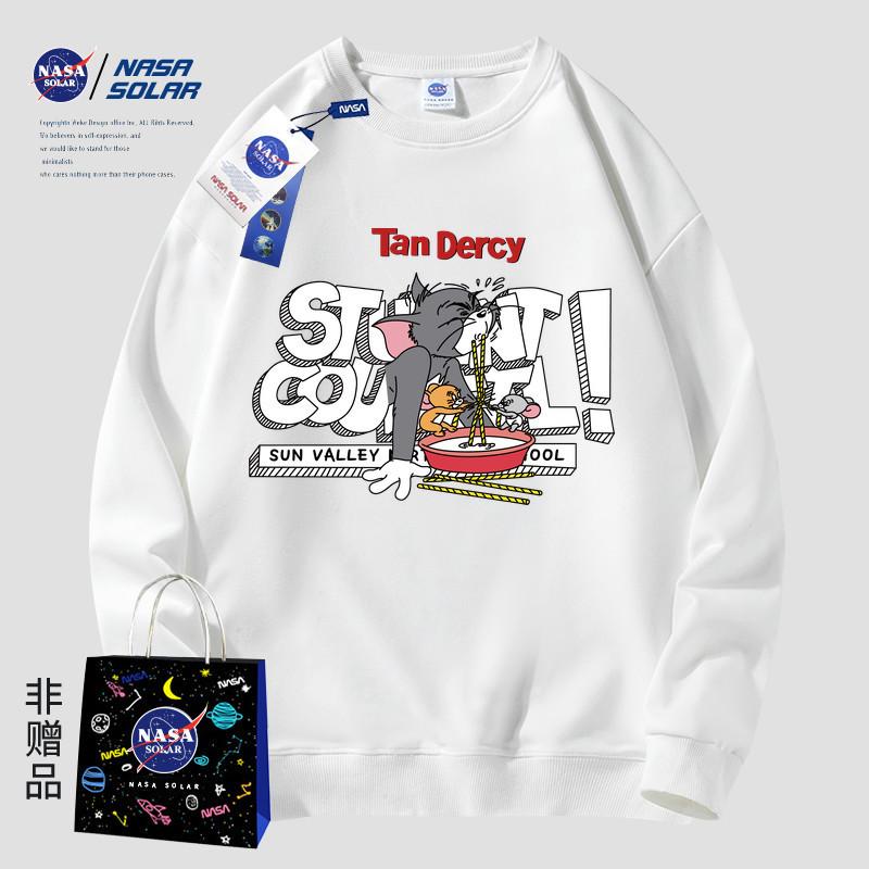 【新尧星选】卫衣NASASOLAR联名款2022年新款潮牌卡通印花休闲