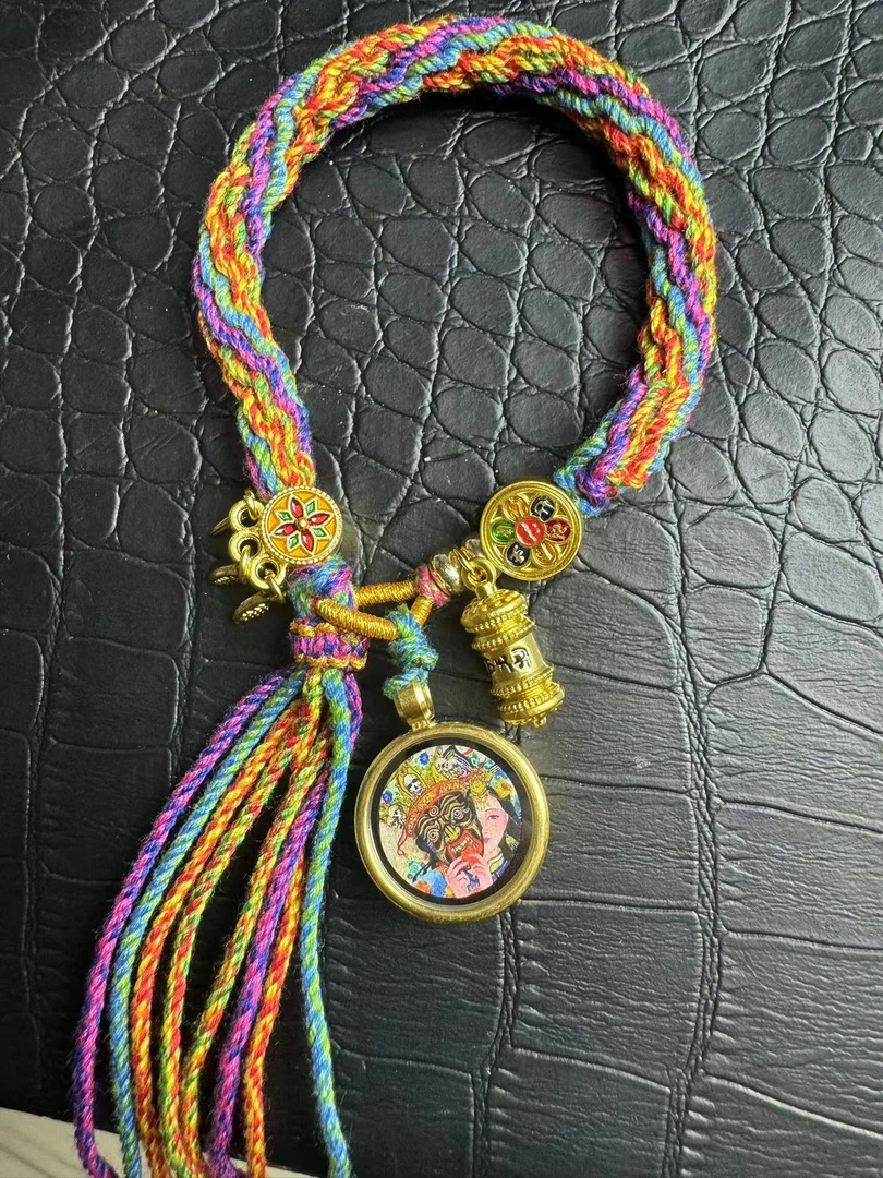 扎基手链【壹如藏传】热贡 画风 随身 携带 藏传 文化 高品 绘画卡