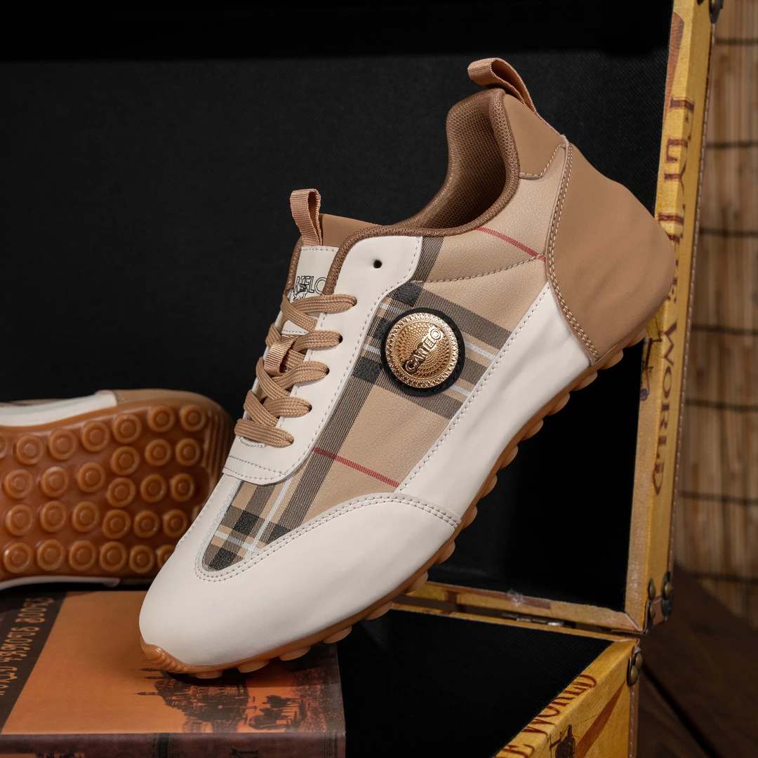 CARTELO/卡帝乐鳄鱼qp男士休闲高帮运动舒适百搭男女夏季时尚潮鞋