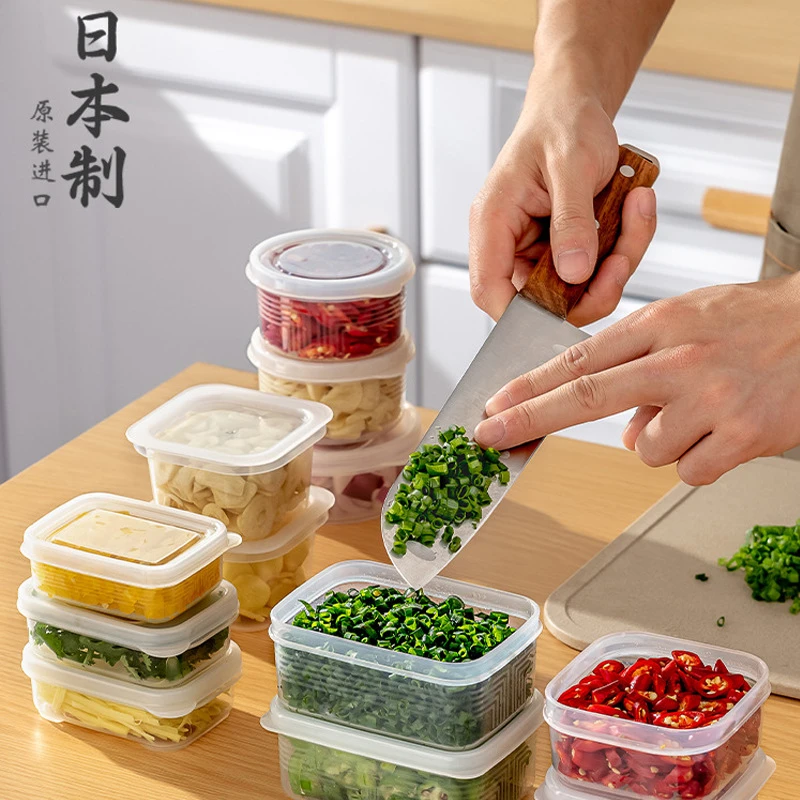 厨房冰箱收纳盒食品级冷冻专用保鲜盒厨房分格整理密封