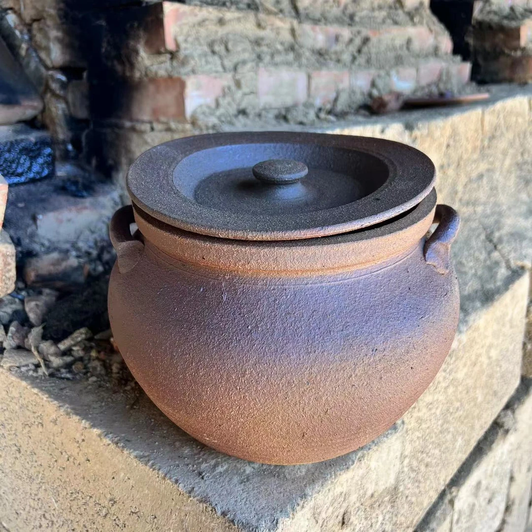 【1升云南小砂锅】煮米线螺蛳粉麻辣烫砂锅粗陶老式猪油罐子2