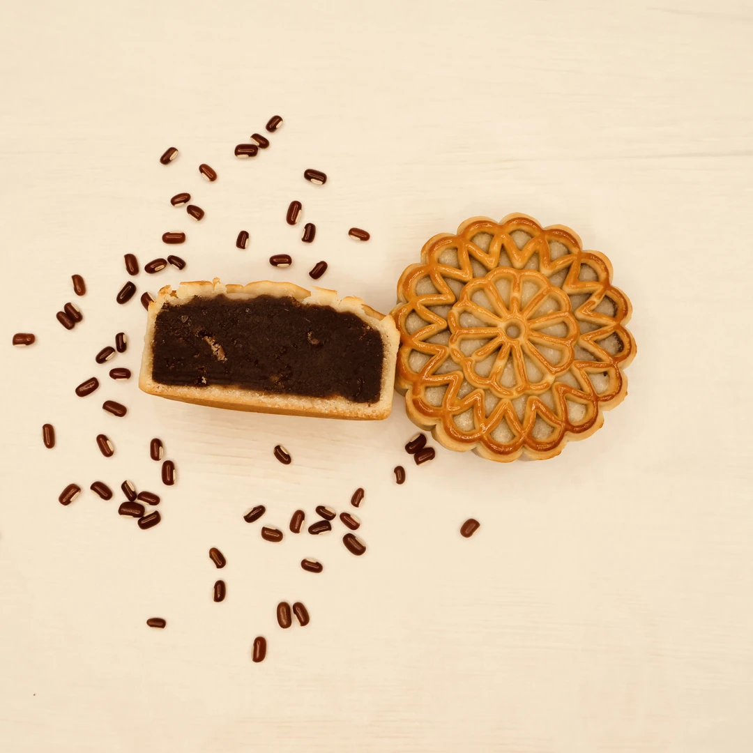 陈皮红豆月饼 4枚/盒 共500克