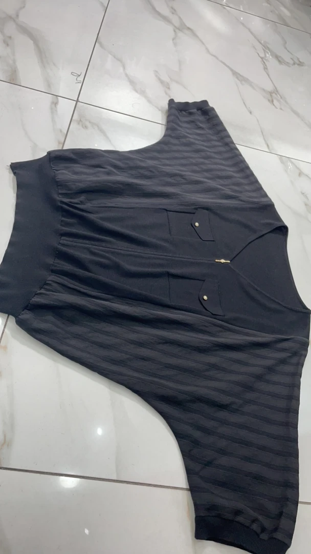 时尚巴黎拼接针织衫