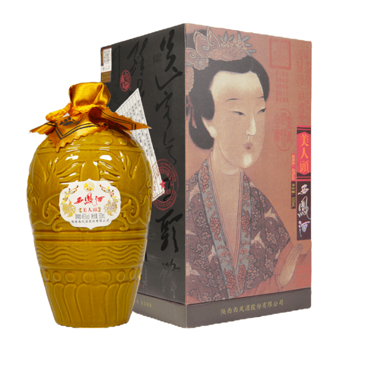 西凤酒【交个朋友福袋】45度西凤酒美人头凤香型名酒瓶装45度500mL