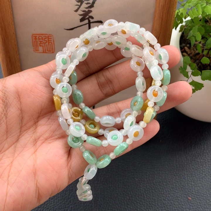 翡翠手串未镶嵌翡翠首饰手串