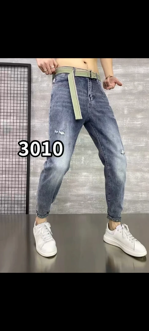 2023夏季新款时尚棉弹牛仔裤 男