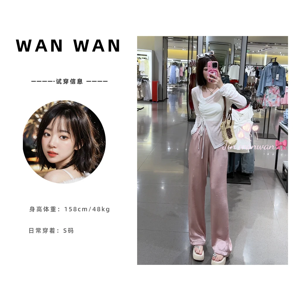 【夏日舒曼】韩版百搭侧抽绳防晒上衣      ★