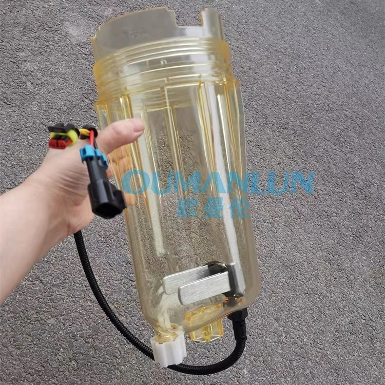 适用于欧曼GTL柴滤透明杯EST油水分离器外壳塑料桶欧曼银河滤杯