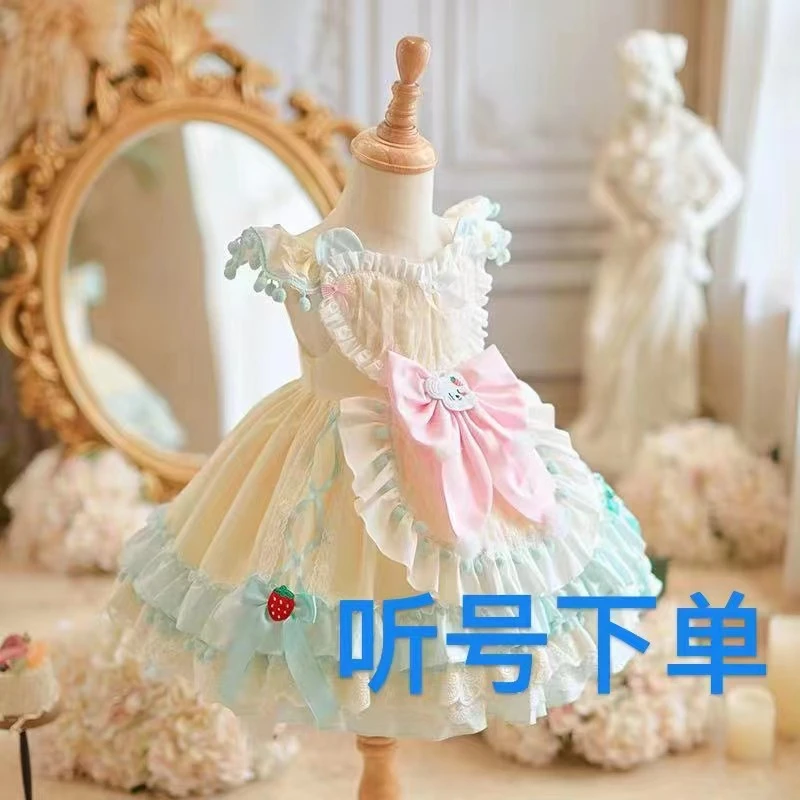 51-100甜美女宝宝儿童女宝童装连衣裙幼童春夏款洋气连衣裙小女孩