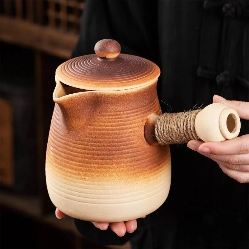 带盖烤奶茶罐罐壶围炉煮茶壶电陶炉炭炉明火可烧冬天大容量可干烧