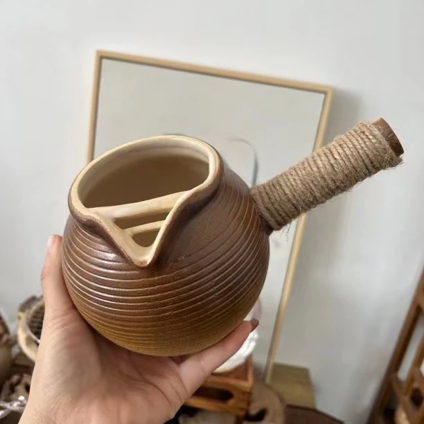 冬天烤奶茶罐罐壶围炉煮茶壶炭炉电陶炉可用大容量可干烧奶茶罐