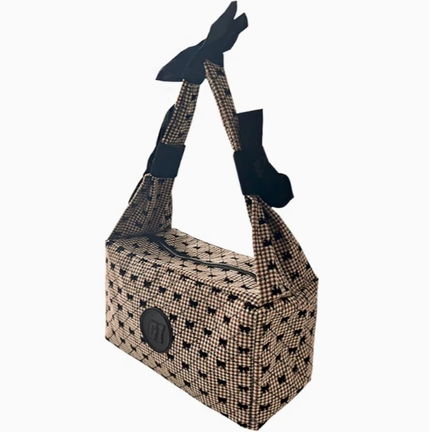 MOF礼物商店 新品千鸟格蝴蝶结包包