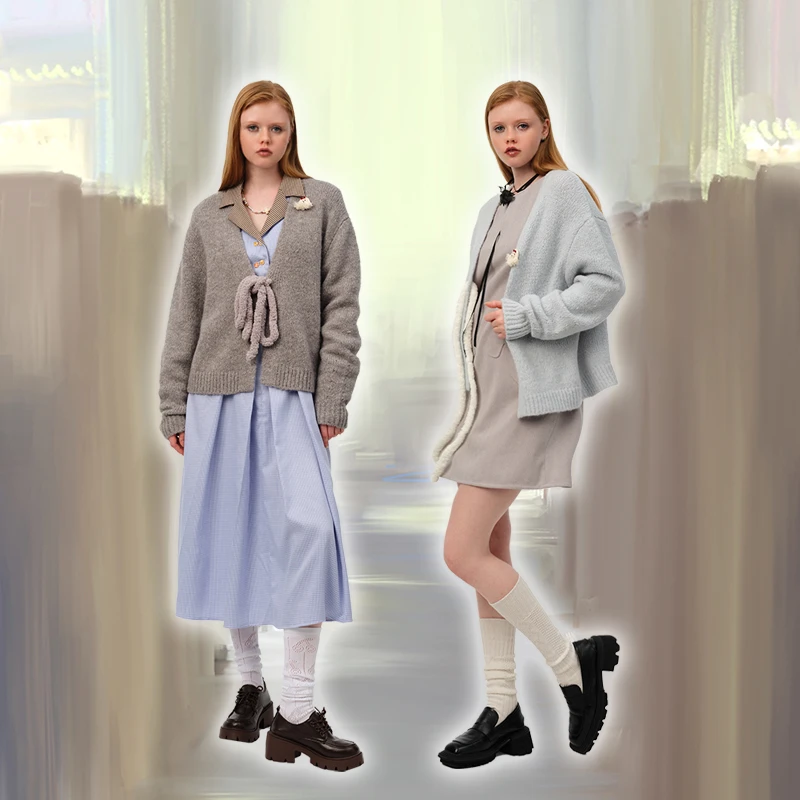 MOF礼物商店 法学院温暖绒绒拖把狗多色开衫