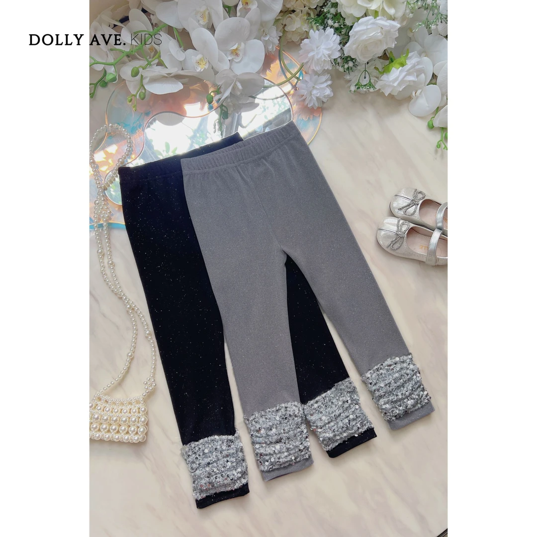 【现货】Dolly Ave blingbling打底裤 百搭珠片秋季女童高弹打底裤
