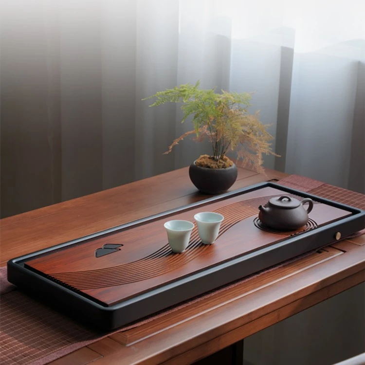 祥福归宁现代纯天然高端重竹家用干泡台茶盘茶具托盘茶海茶几茶台