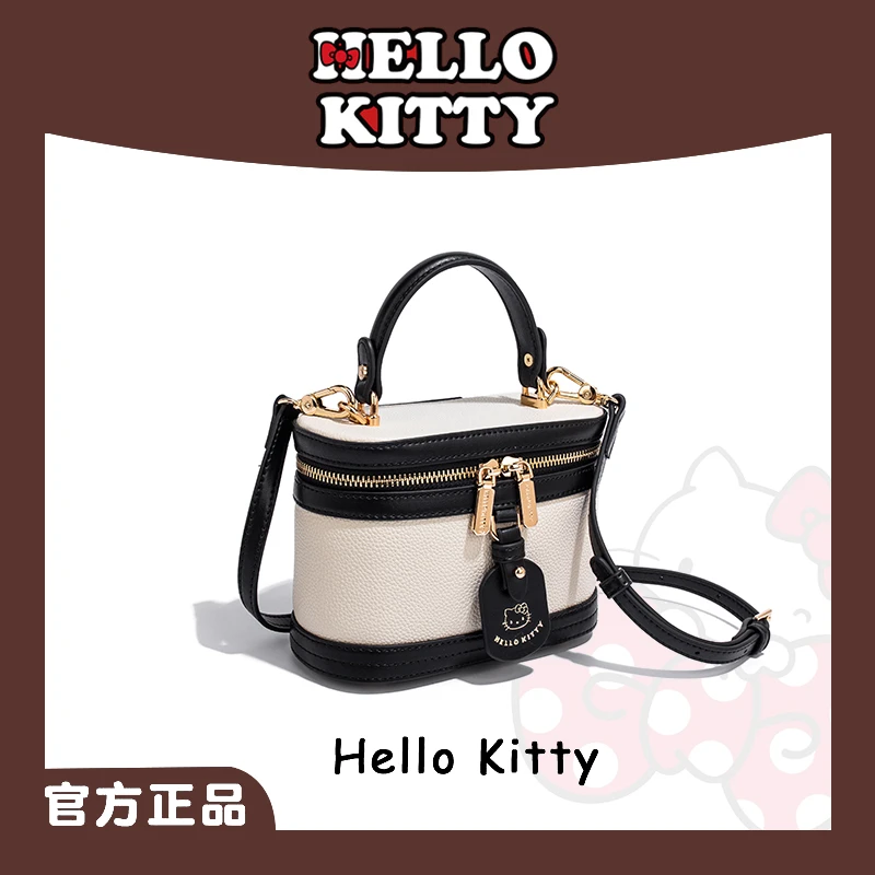 HELLO KITTY/凯蒂猫2024秋冬新款时尚女士百搭拼色单肩盒子包
