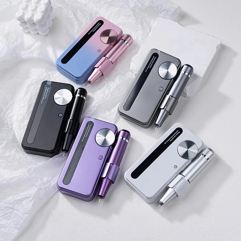 便携式电动不伤美甲打磨机器指甲穿戴甲工具磨甲沙龙专业修甲器