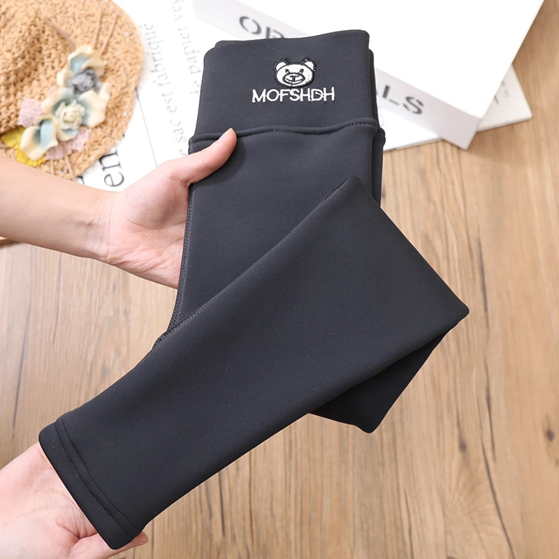 甜【粉丝浮力】女童加绒款冬装2024年秋冬洋气儿童加绒打底裤子054