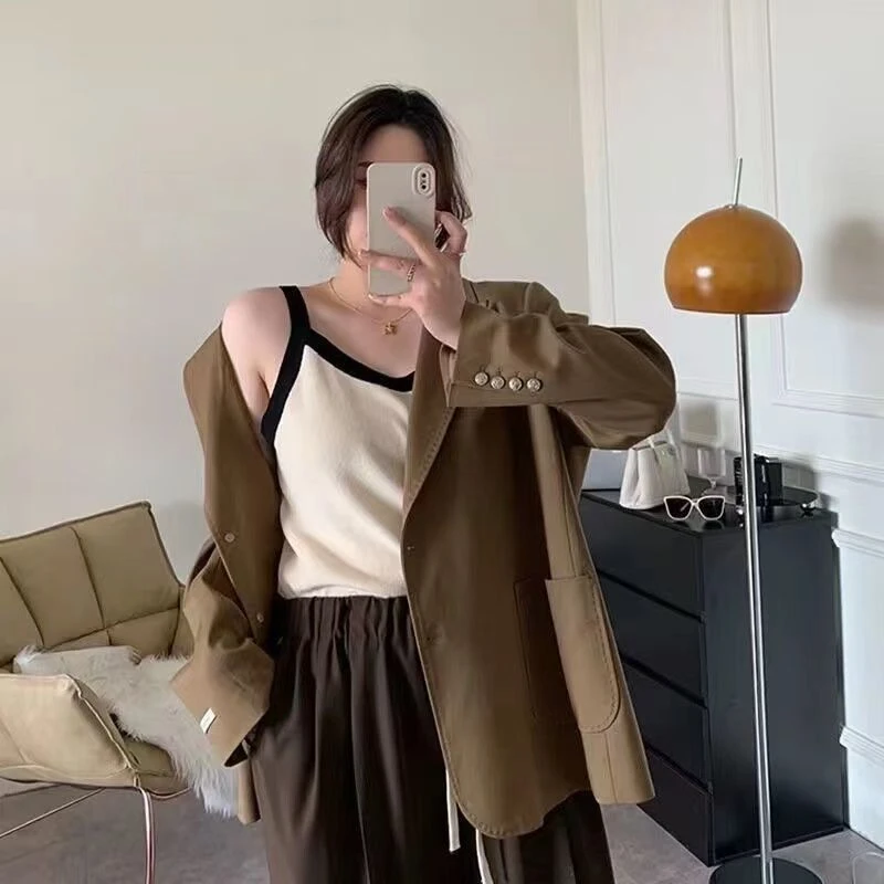 80-200斤大码纯色吊带背心女胖mm宽松显瘦遮肚打底背心百搭女韩版