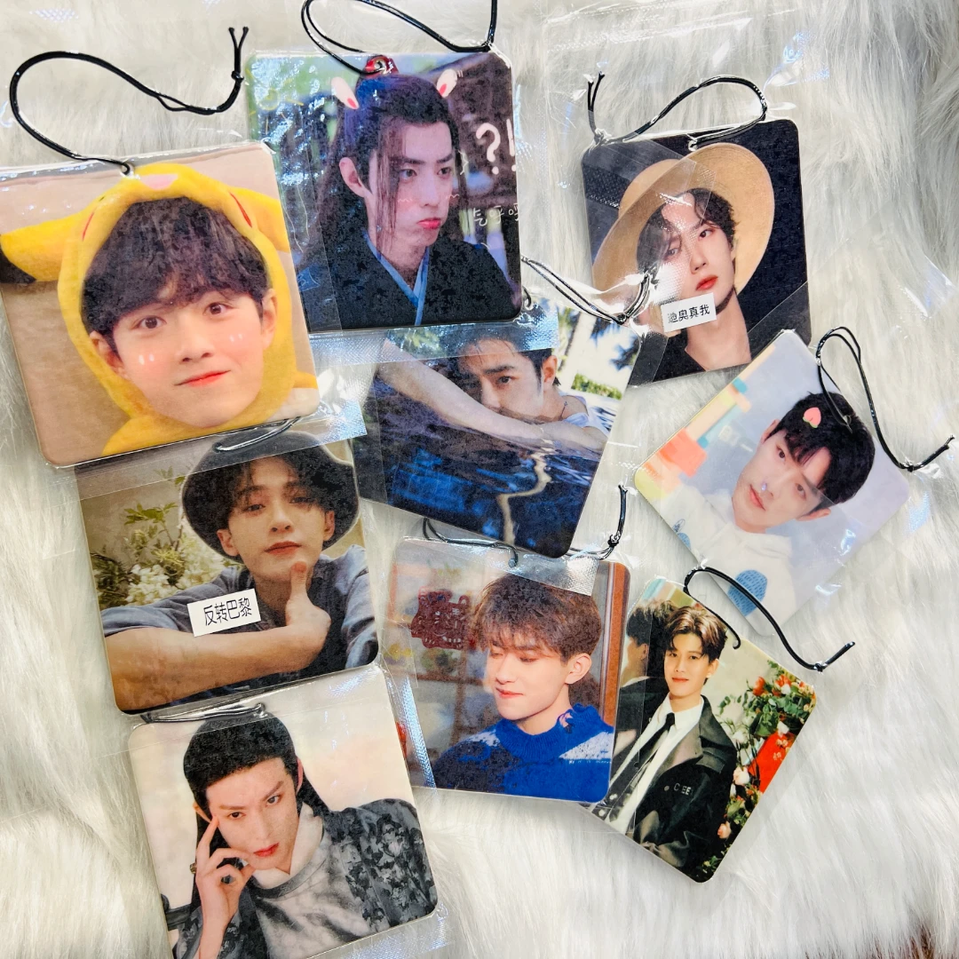 肖战，王一博，博肖双面图香片挂件