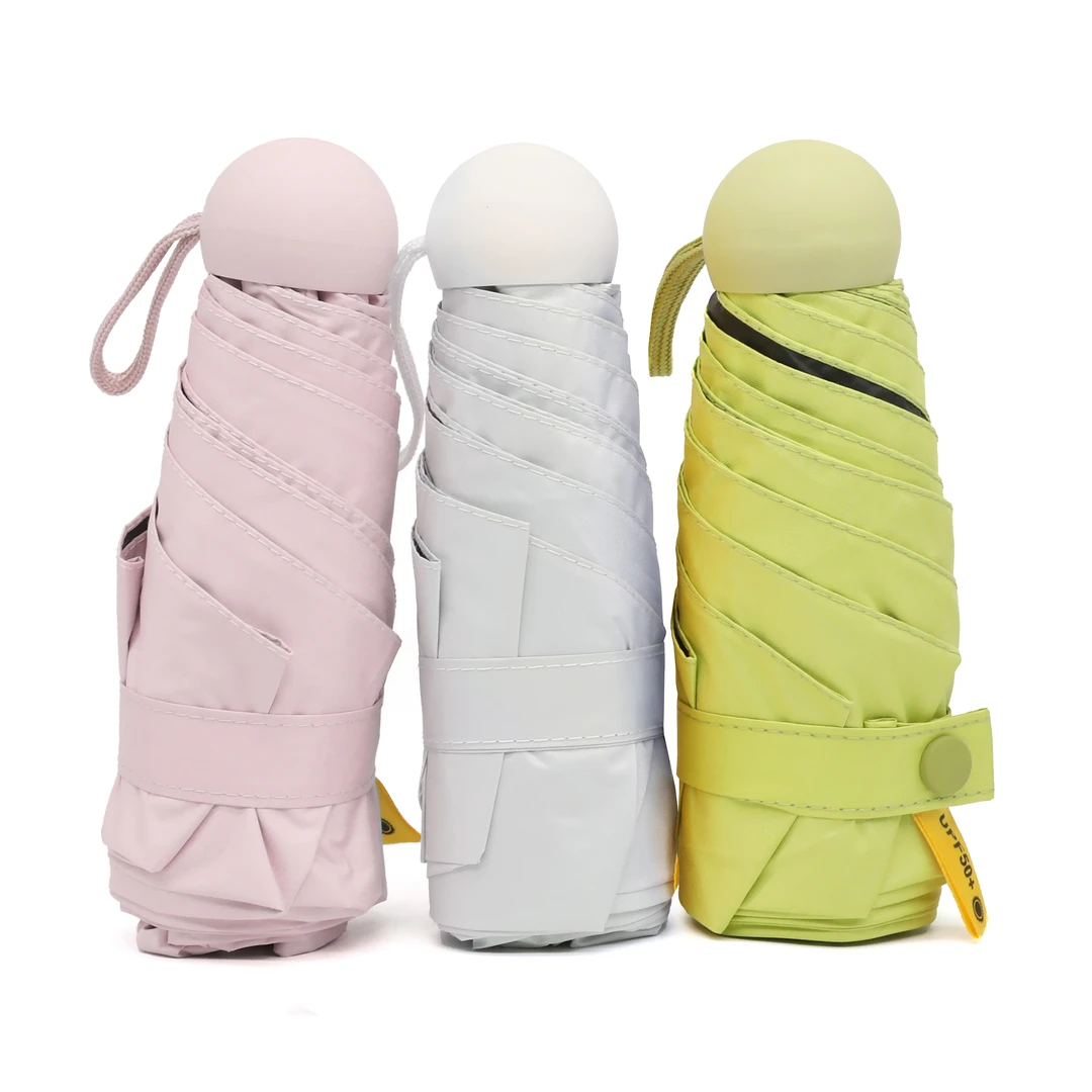 【赠品】Bata马卡龙雨伞太阳伞防晒防紫外线轻便胶囊伞SU002BW4