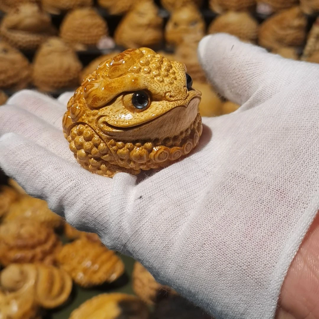 【闪购商品】?****?竹雕金蟾摆件挂件