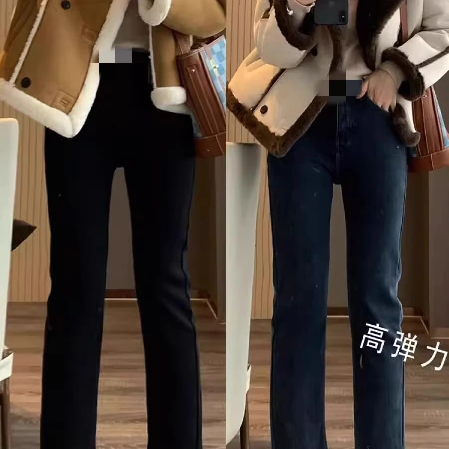 氧气蓝～孕妇牛仔裤外穿时尚显瘦春秋新款显瘦弹力九分直筒烟管裤