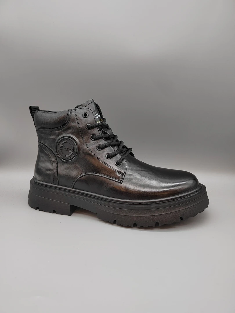 3503男士时尚休闲百搭真皮潮流高帮秋冬马丁靴