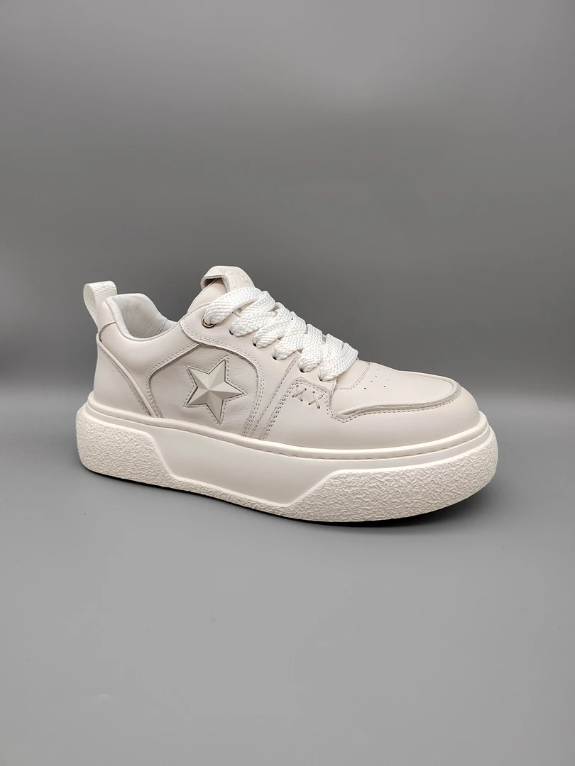 10321男士四季时尚休闲百搭真皮潮流潮鞋厚底