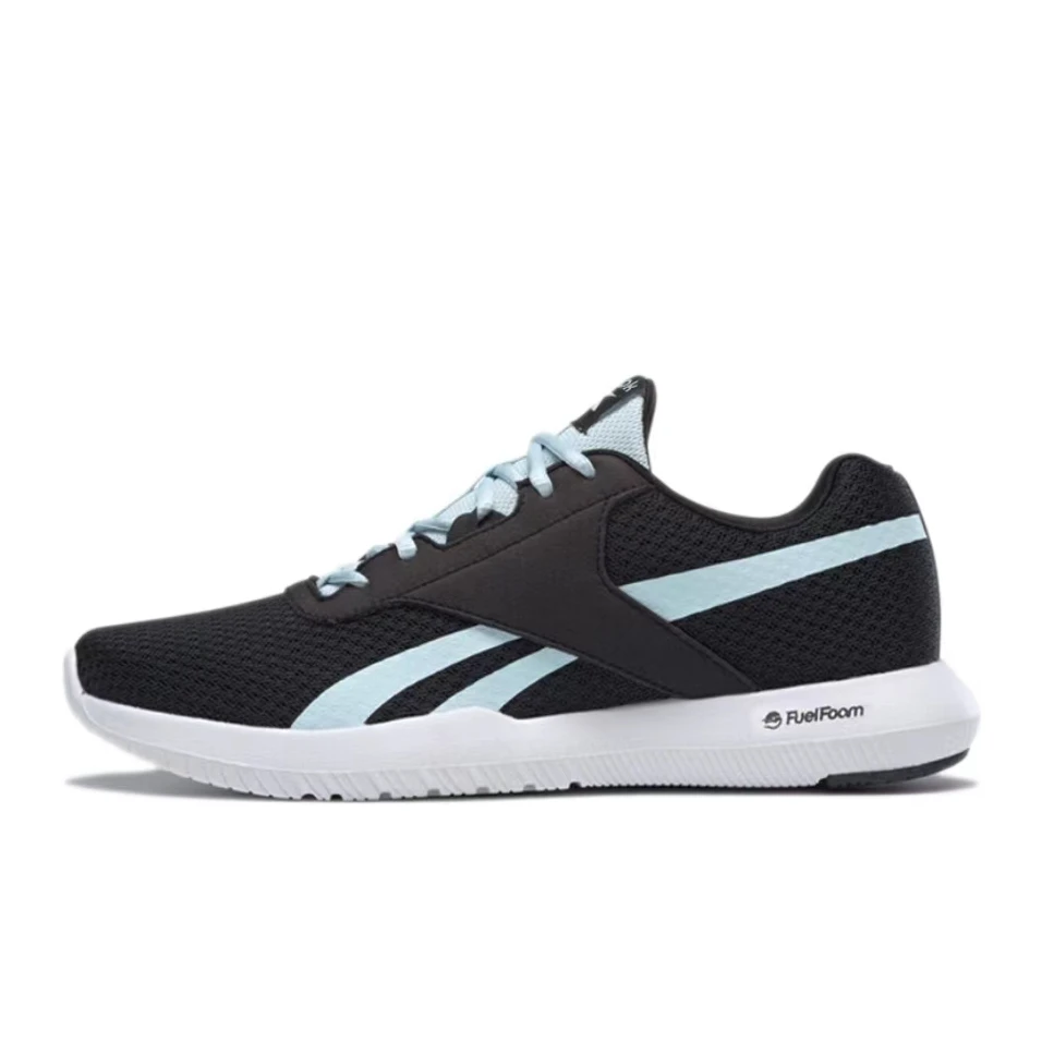 Reebok/锐步GZ8307 Reago Essential 2 低帮跑步鞋 女款黑蓝001