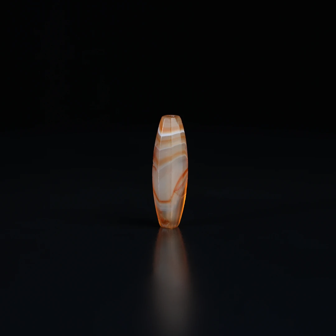 LAAA240518018【十竹斋】明代多棱玛瑙串珠