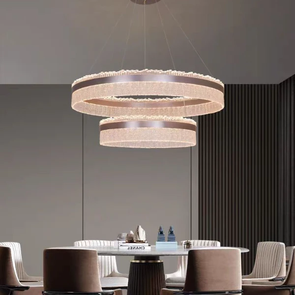 【子零小爱】（水晶之恋）浪漫法式简约吊灯现代轻奢客厅灯大气餐厅