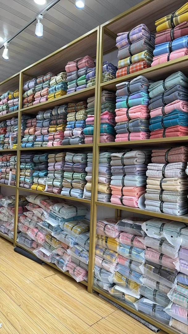 2纯棉床品新品四件套 床单 被套 床盖 夏凉被 亲肤 格子 全棉