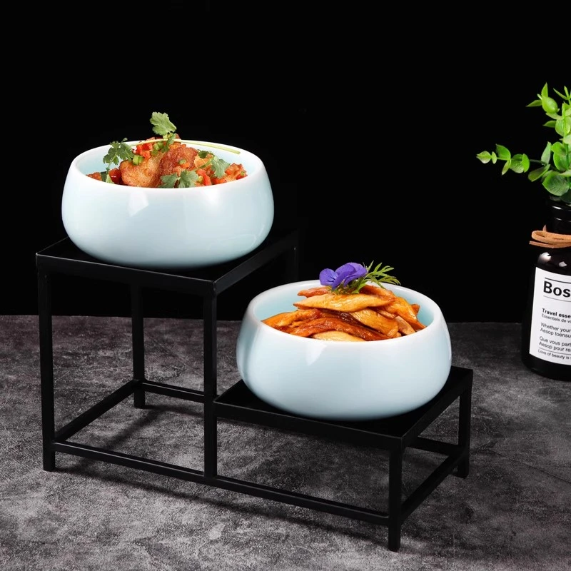 酒店个性阶梯凉菜小吃拼盘餐具特色餐厅私房菜明档小碗菜冷菜摆盘