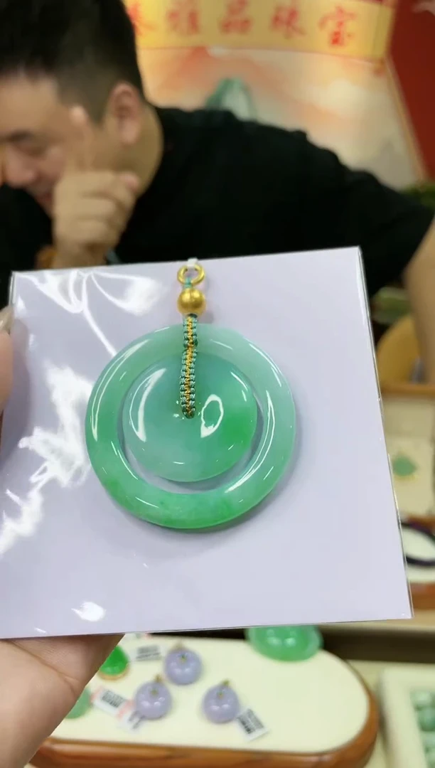 【闪购商品】翡翠颈饰18K金镶嵌@@ZY31206001